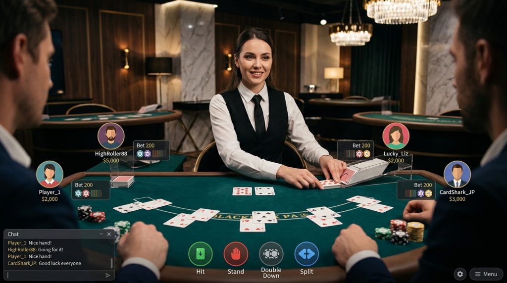 Blackjack Online Multiplayer Games